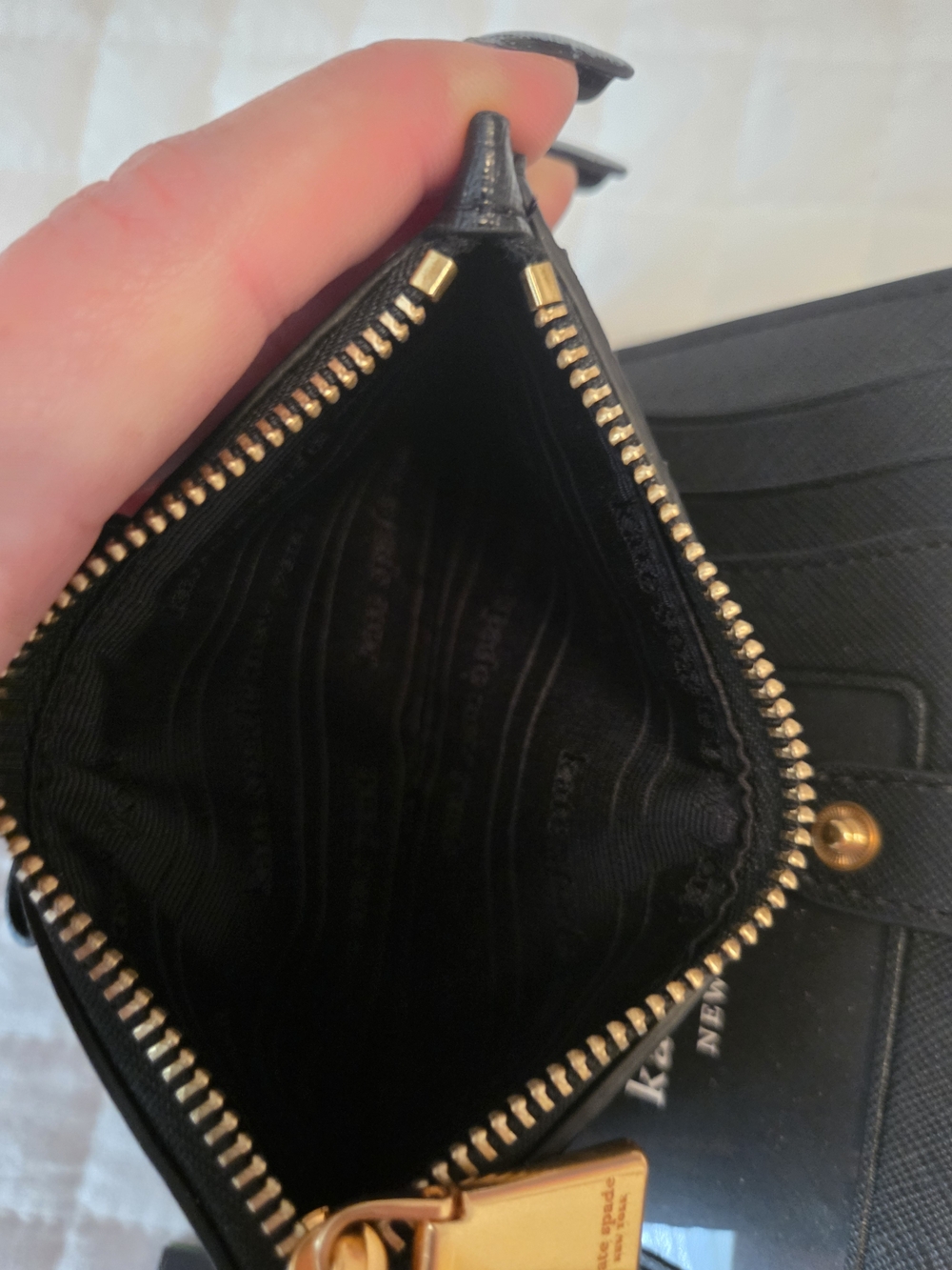kate spade New York Morgan Bow Bi Fold Wallet - Picture 5 of 6